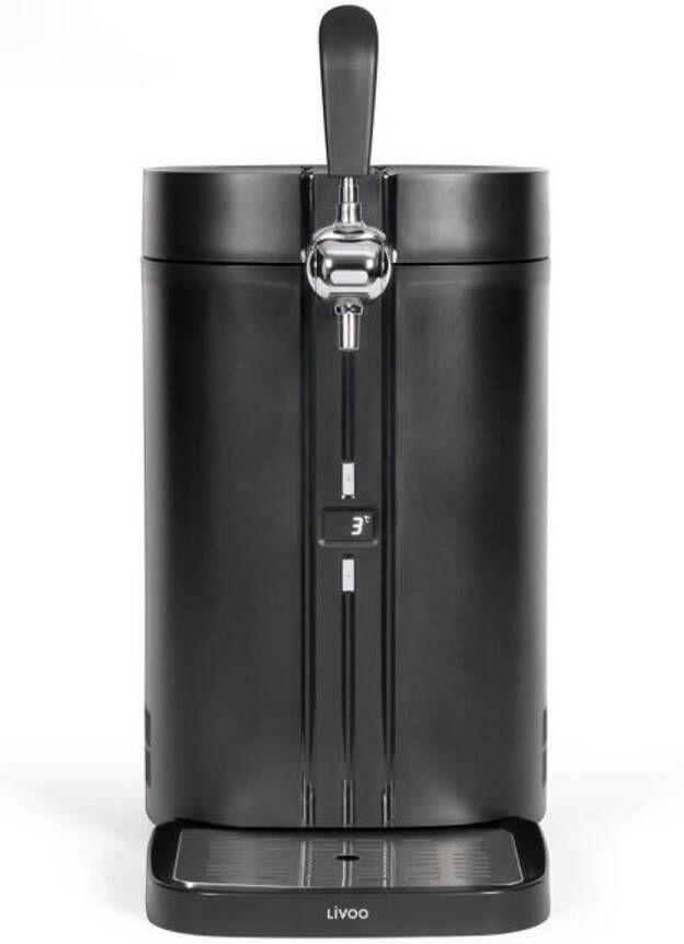 Livoo Biertap DOM511 60W Voor 5L zelf-drukvaten 30 dagen houdbaar 3 tot 12°C Uitneembare lekbak