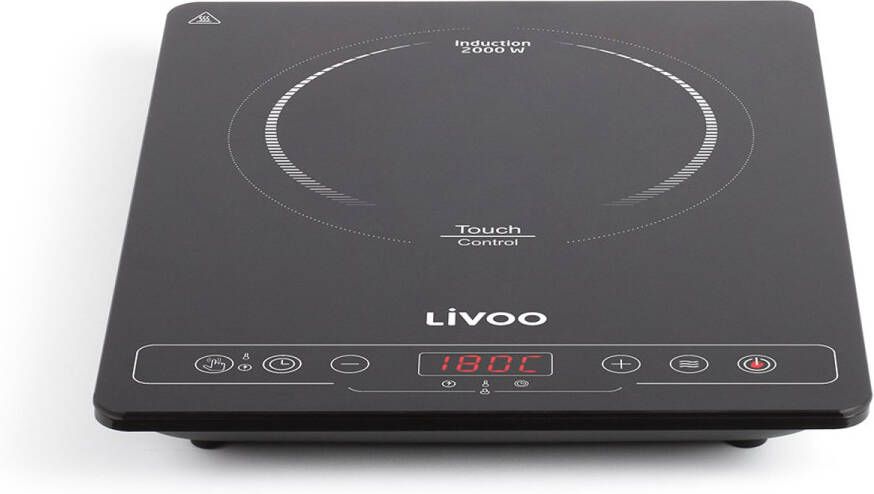 Livoo DOC235 Enkele inductiekookplaat 22 cm van 60 ° tot 240 ° Zwart - Foto 2