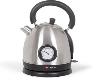 Livoo DOD157S Retro Waterkoker 1.8 L RVS