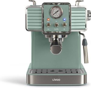 Livoo DOD174V Retro Espressomachine groen