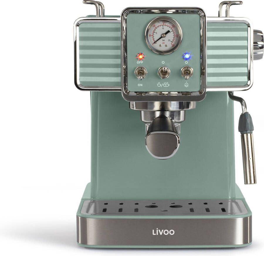 Livoo Art de Vivre espressomachine van DOD174 bruin