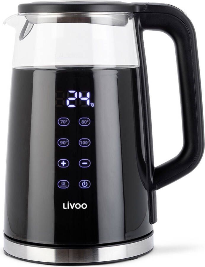 Livoo DOD198 Digitale Waterkoker 1.7 L Instelbare temperatuur Warmhoudfunctie