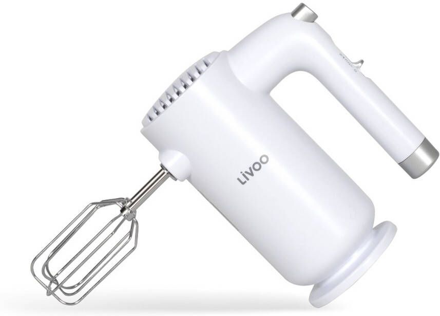 Livoo Elektrische mixer 250 W 5 snelheden en turbofunctie Wit