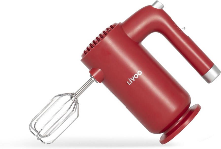 livoo Elektrische mixer DOP243R 250 w 5 snelheden Rood