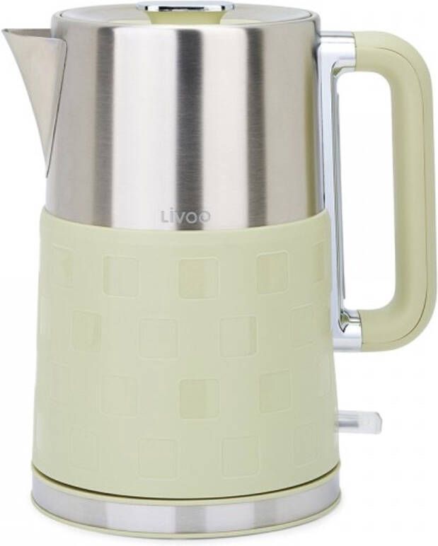 Livoo feel good moments Livoo Waterkoker – 1 7L – 2200W – RVS – Matcha Groen