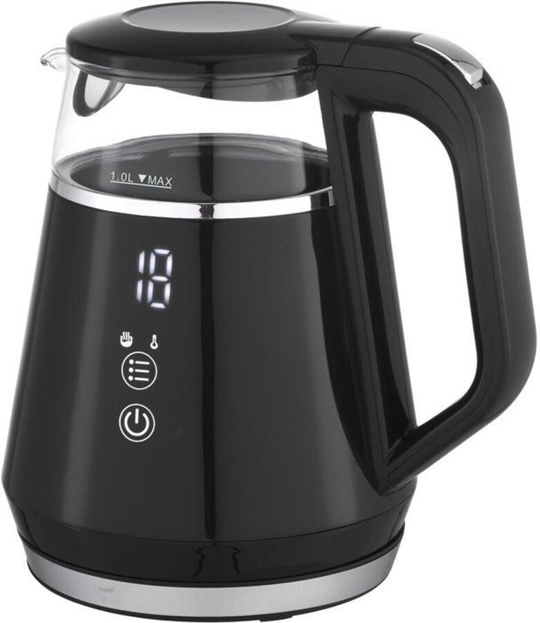 Livoo Digitale ketel DOD212N 1100 W 1 L 360° bodem Zwart