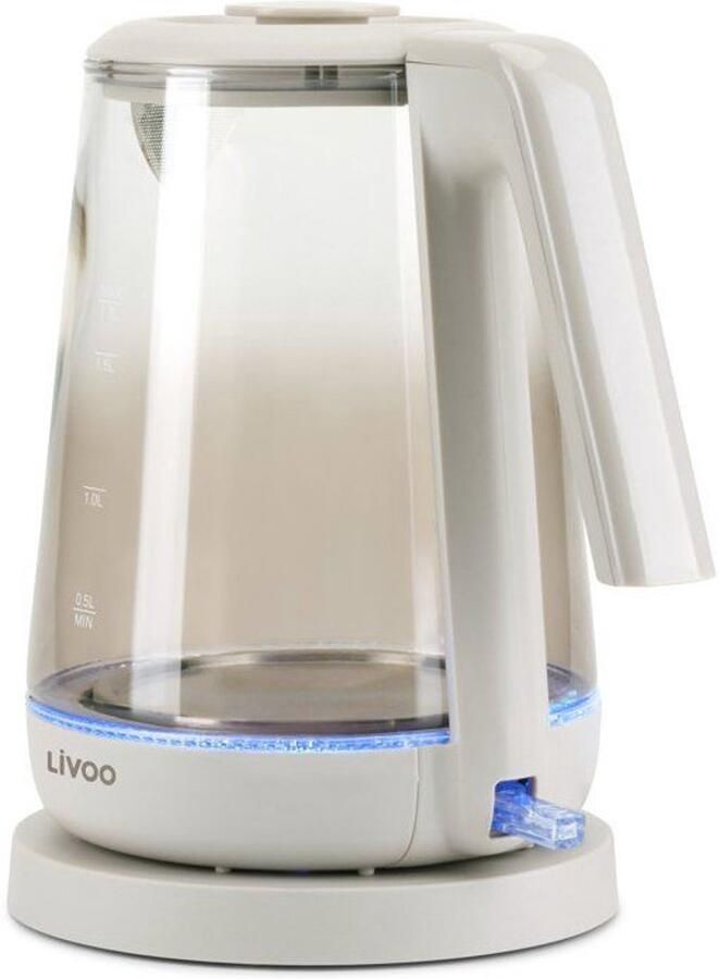 Livoo – DOD216G – Elektrische waterkoker – 1 7 L – Borosilicaat glas