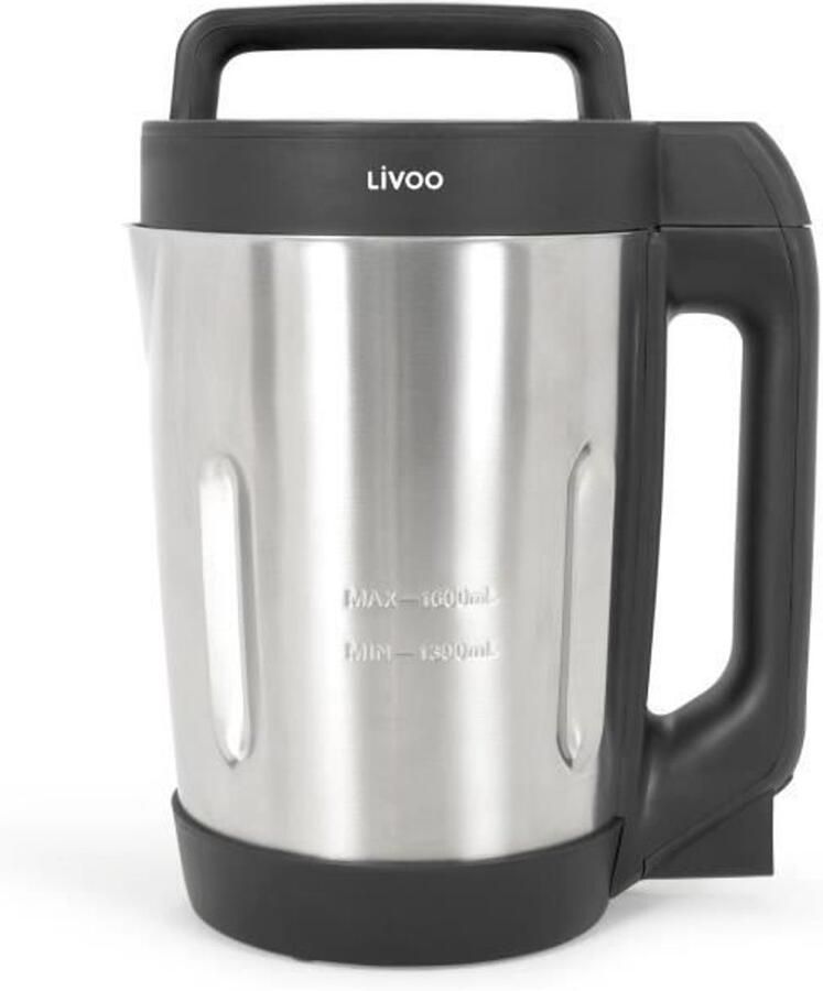 Livoo Soup Blender DOP260N Grijs en zwart