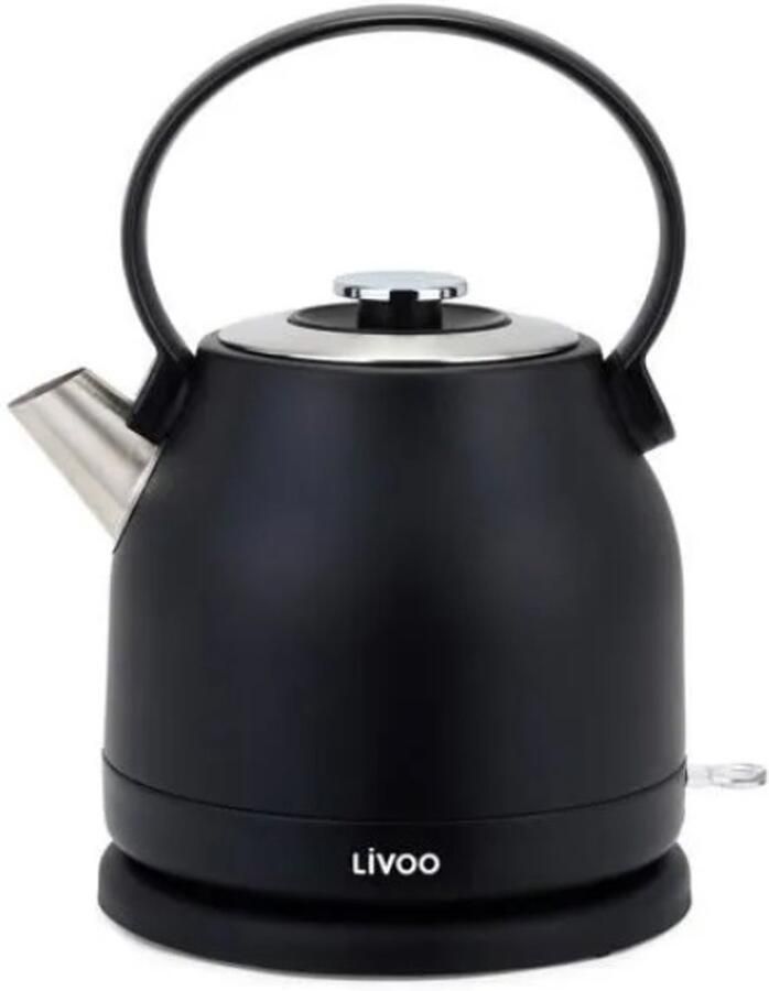 Livoo waterkoker 1 5l 2200w zwart DOD202N