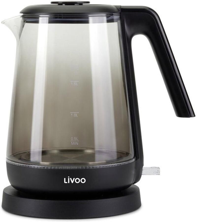 Livoo Waterkoker DOD216N 2200 W 1 7 L Glas Zwart
