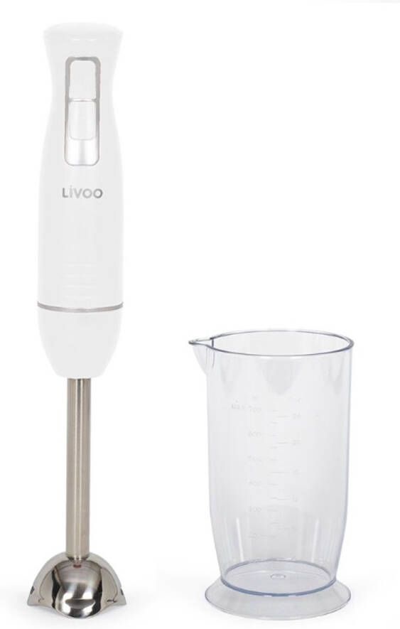 Livoo Staafmixer met kom DOP245W 400 W 2 snelheden Wit