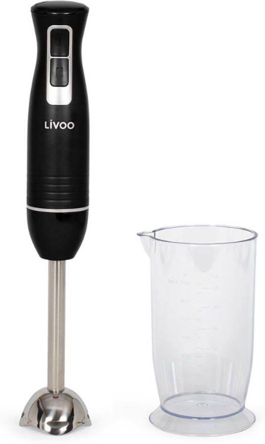 ‎LIVOO Staafmixer met kom LIVOO DOP245N 400 W 2 snelheden Zwart