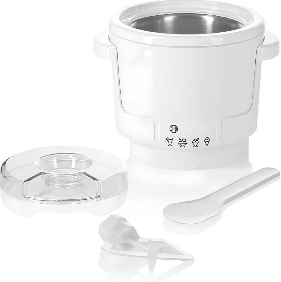 LNMsolutions Ijsmachine Ijsmaker Machine Ijsmaker Wit 18cm x 18cm x 18cm