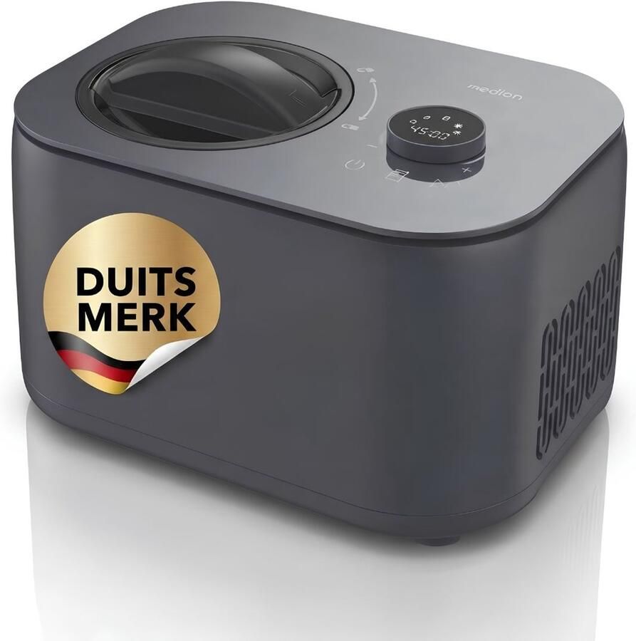 LNMsolutions Ijsmachine Ijsmaker Machine Ijsmaker Zwart 25cm x 35cm x 22cm
