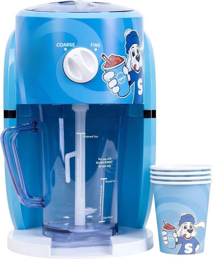 LNMsolutions Slush Machine Slush Puppy Maker Slushy Maker Blauw 38cm x 30cm x 25cm