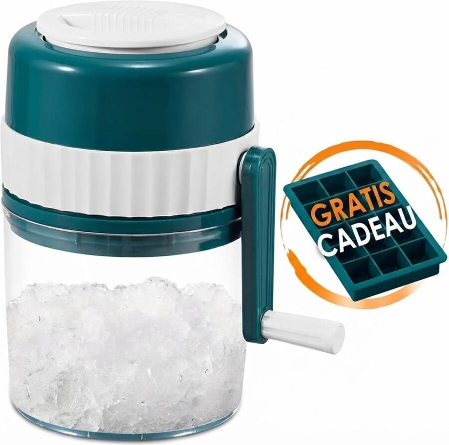LNMsolutions Slush Machine Slush Puppy Maker Slushy Maker Wit Blauw 12cm x 12cm x 21cm