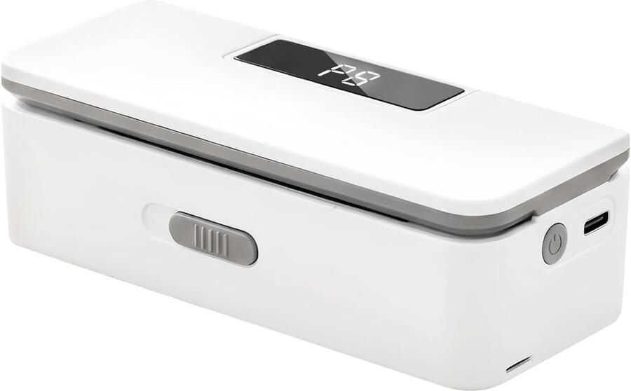 Longziming Mini Sealer Zaksealer Voedsel Sealer 8 Temperatuurniveaus USB-C Herlaadbaar Duurzaam Plastic Magnetisch Ontwerp Verlengt Versheid 1 Stuk