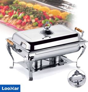 LooMar Luxe Chafing Dish Warmhoudschaal Buffetwarmer Warmhoudbak