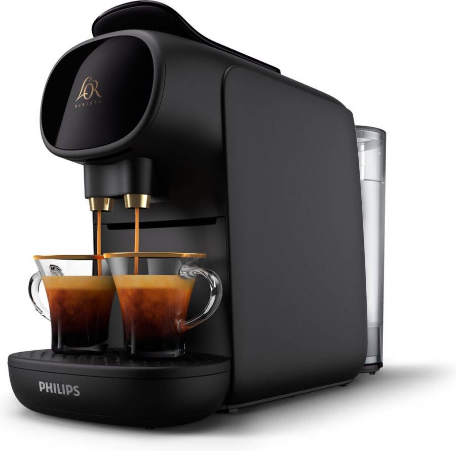 Philips L'OR Barista Sublime Koffiezetapparaat LM9012 65 Geschikt voor Capsules Koffiecupmachine en 50 Espresso en Barista Capsules Zwart