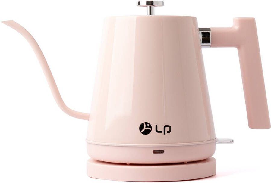 LP Roze Zwanenhals Waterkoker Elektrisch 1L Gooseneck Design Barista Stijl BPA-vrij
