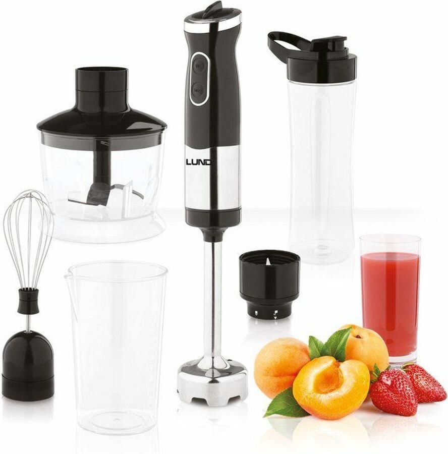 Lund 67700 Blender 4-in-1 700W Roestvrij staal ABS en Chroom