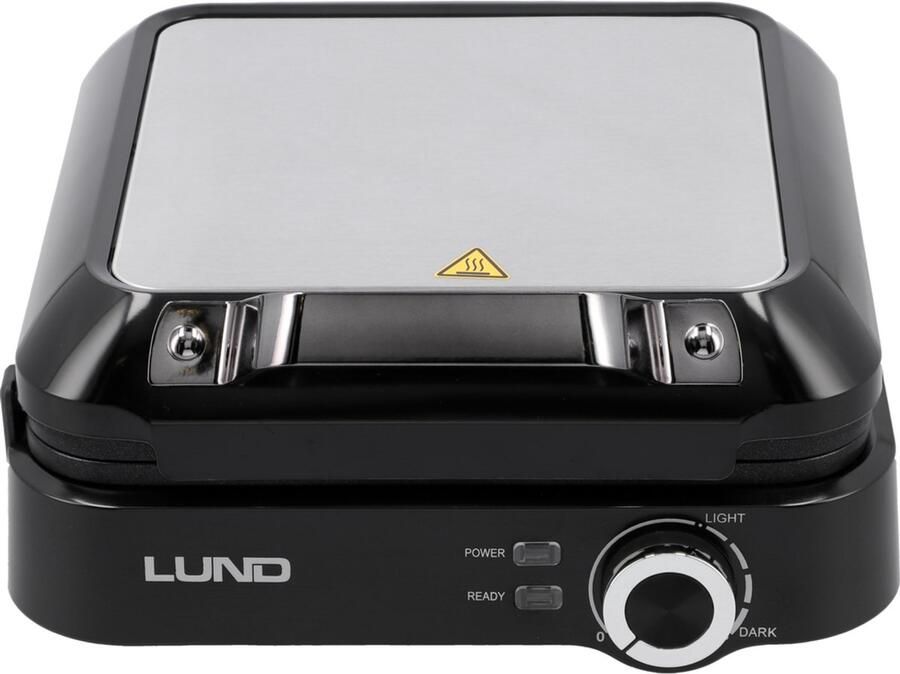 Lund 68015 Serie Wafelijzer 1500W 4 Wafels Temperatuurregeling