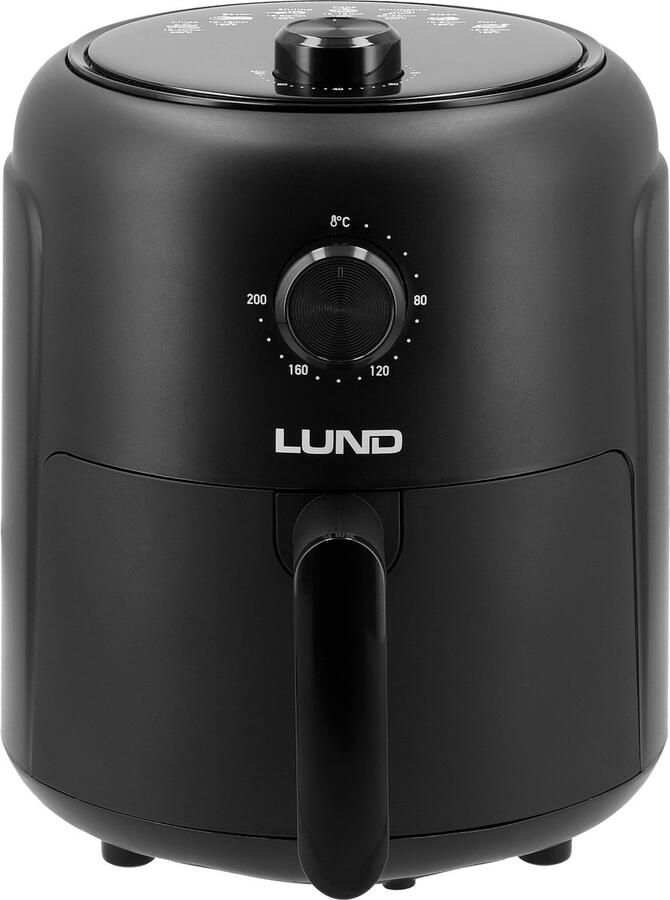 Lund AIR FRYER 1000W 2.6L Zwart