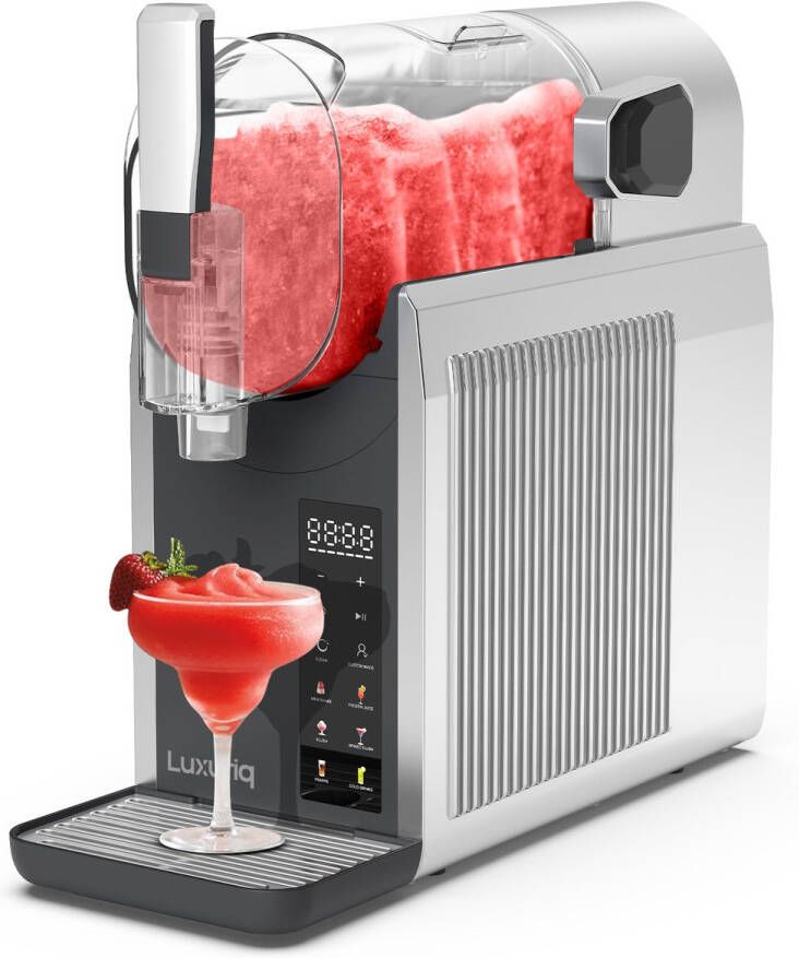 Luxuriq Slush Puppy Maker Slush Puppy Machine Milkshake Machine 7 Programma s 2 Liter Zelfreinigingsfunctie Slushi Granita Frappé Milkshakes en meer