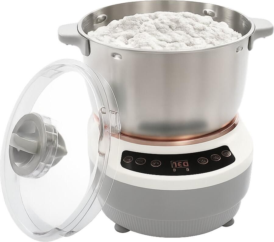 M Goods M-Goods Deegmachine 7L Elektrische Kneedmachine Deeg Kneden en Rijzen Instelbare Kneedtijd 250W Krachtige Motor