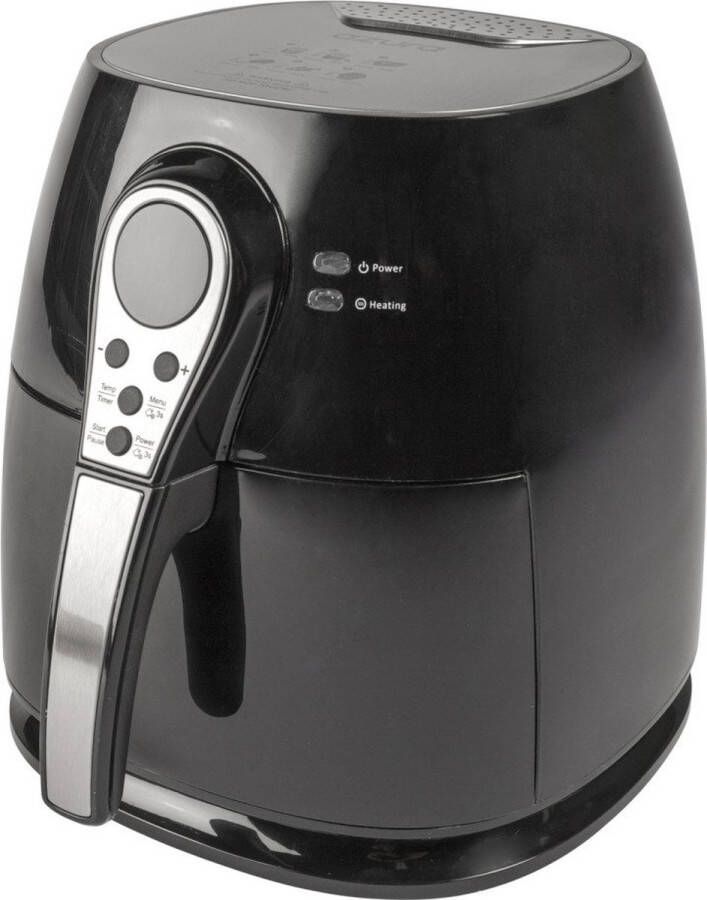 MaatShopXL Digital Hetelucht friteuse 1400 W 3 Black