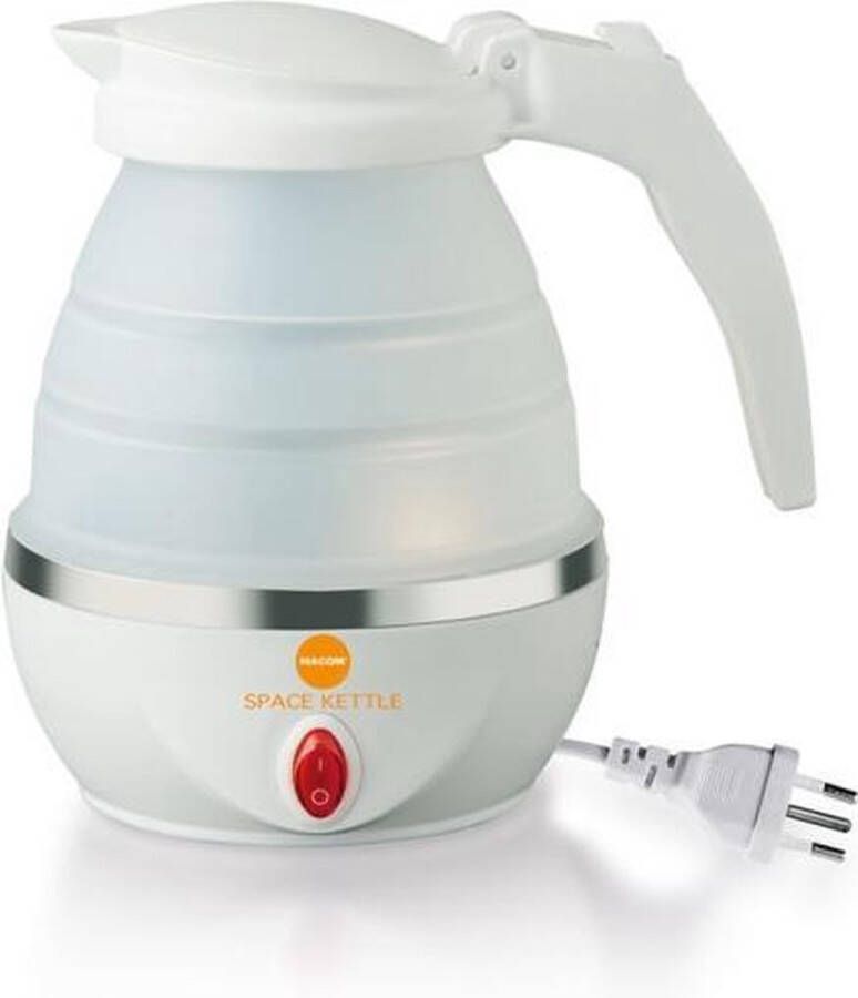 Macom Opvouwbare Elektrische Reiswaterkoker 0 8L Wit 1100W