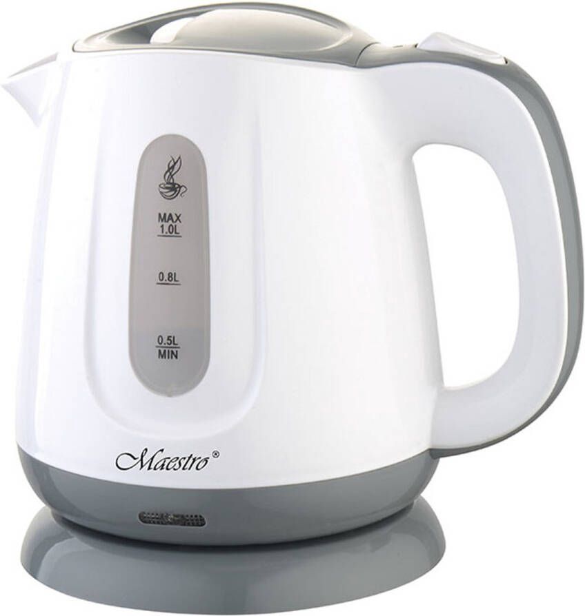 Maestro Feel- MR013 Waterkoker 1L Grijs Wit 1100 W