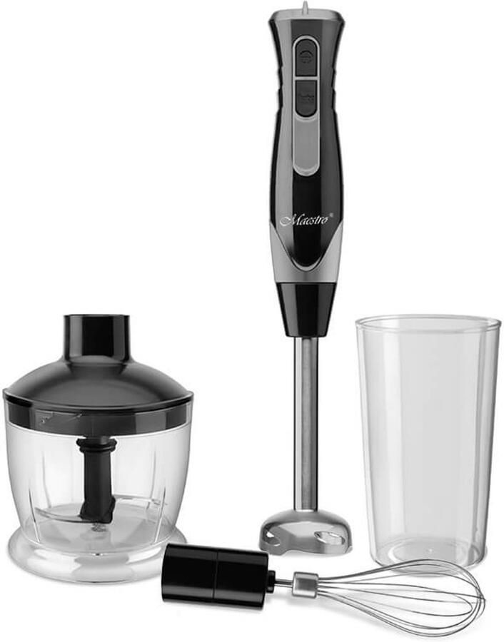 Maestro Blender Staafmixer 500W met Turbo-functie en 900ml beker MR-566