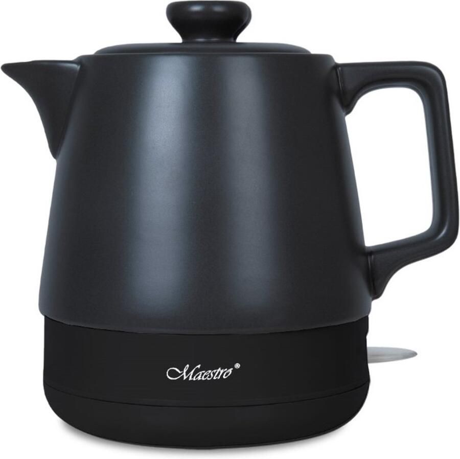 Maestro Keramische waterkoker Inhoud 1 l vermogen 1200 W kleur zwart MR-071