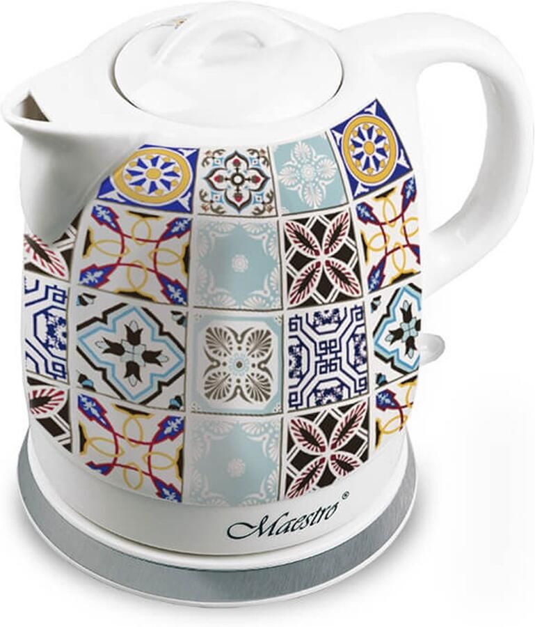 Maestro keramische waterkoker snoerloos 1200W inhoud 1 5l MR-066-Porto