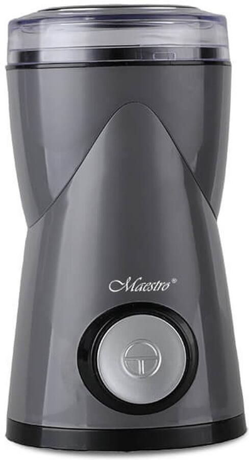 Maestro Koffie Elektrische koffiemolen 60 g 150W RVS messen