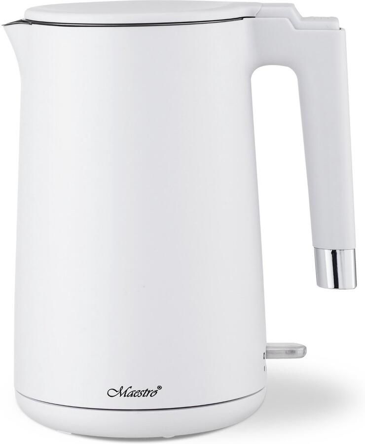 Maestro MR-026 Waterkoker 1.7L 1800W RVS Wit