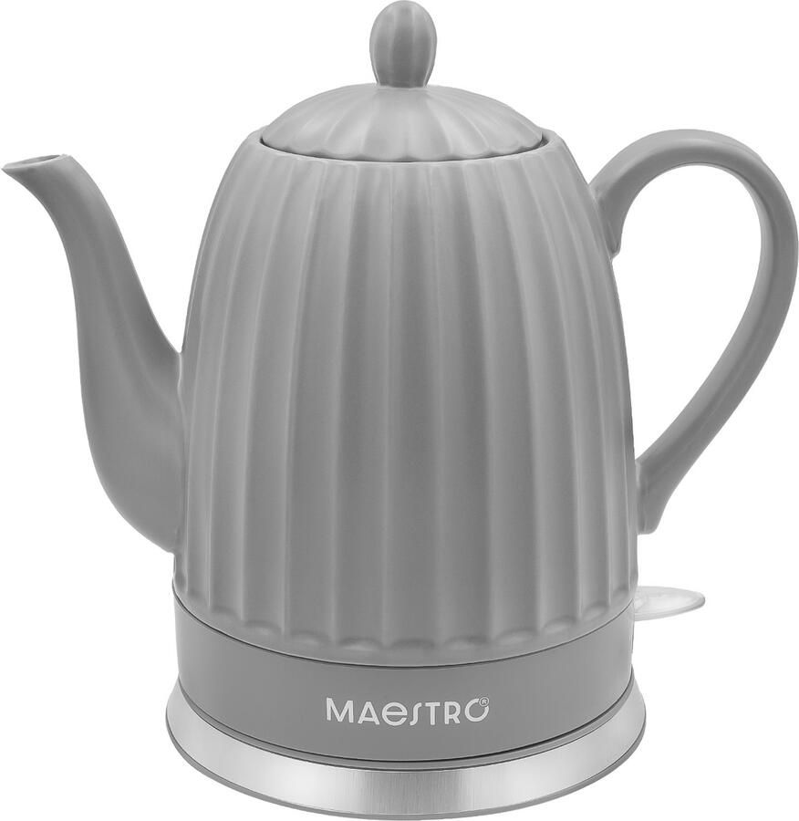 Maestro MR-077 Keramische waterkoker 1 5L 1500 W Grijs