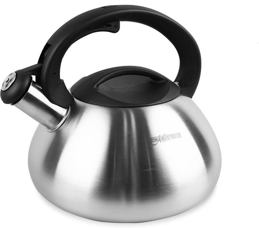 Maestro Waterkoker met deksel en fluittoon 3L Hoge kwaliteit roestvrij staal