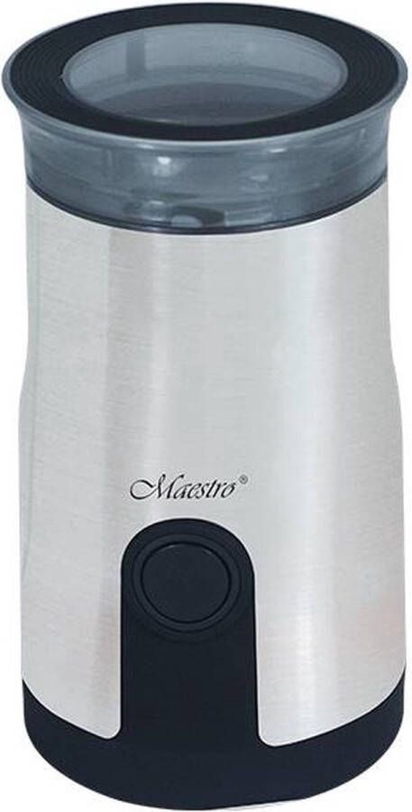 Maestro Koffie Elektrische koffiemolen 60 g 150W RVS messen - Foto 2