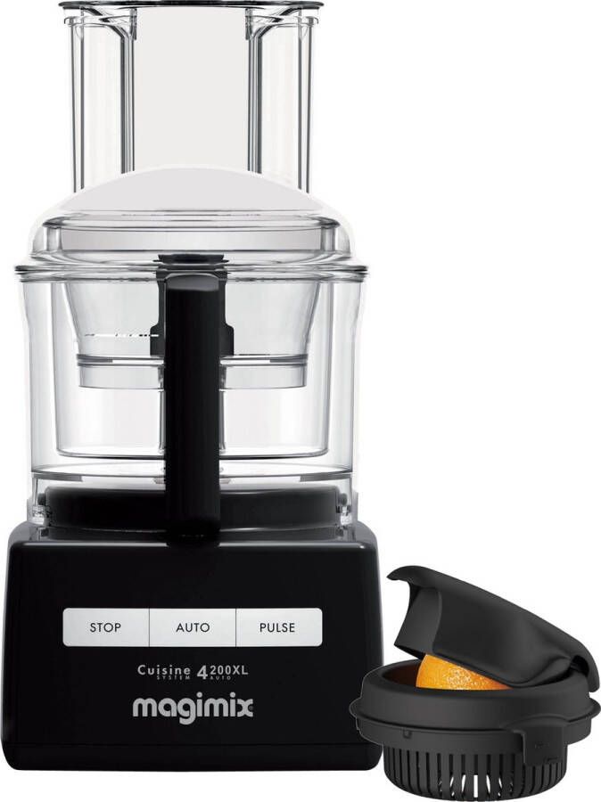 Magimix CS 4200 XL Foodprocessor Keukenmachine Zwart Citruspers
