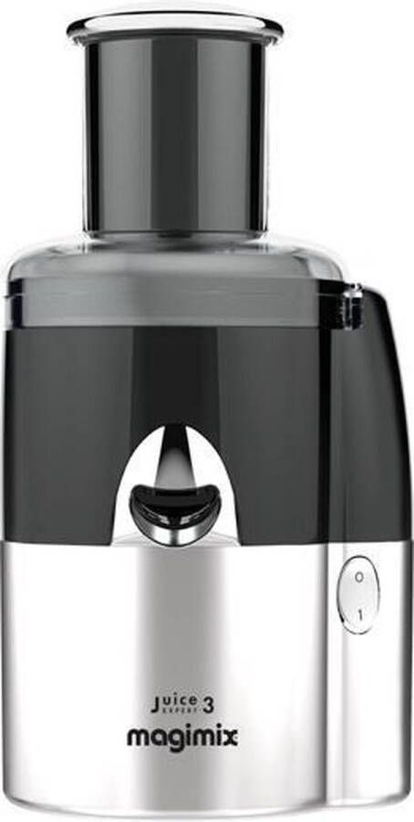 Magimix Juice Expert 3 400 W Professionele motor 30 jaar motorgarantie Zwart Mat Chroom