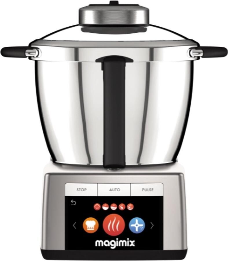 Magimix Cook Expert Inductie Foodprocessor Cookprocessor met 12 Programma s Mat Chroom