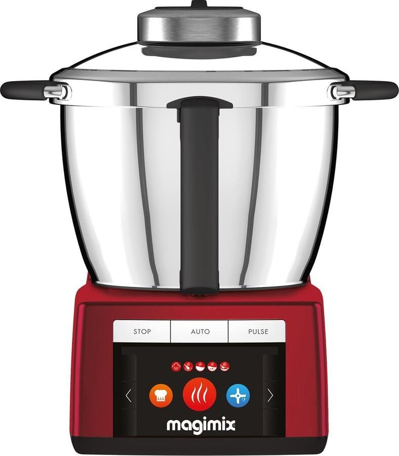 Magimix Cook Expert Inductie Foodprocessor Cookprocessor met 12 Programma s Rood
