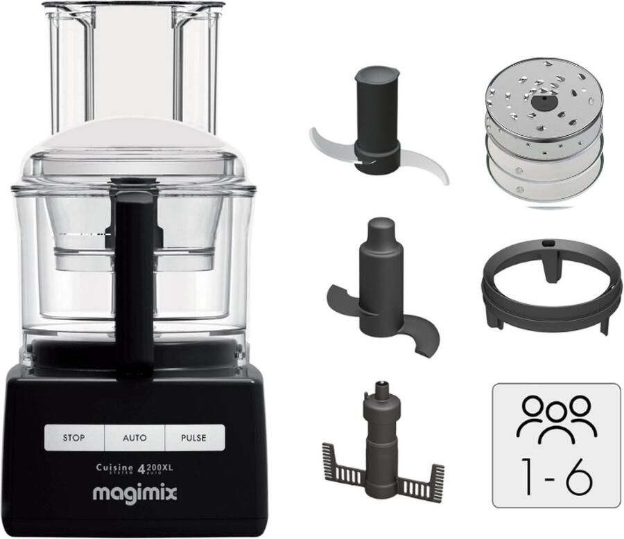 Magimix CS 4200 XL Foodprocessor Keukenmachine Zwart