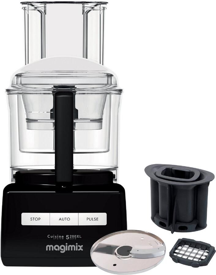 Magimix CS 5200 XL Foodprocessor Citruspers Blokjes & staafjes kit Zwart