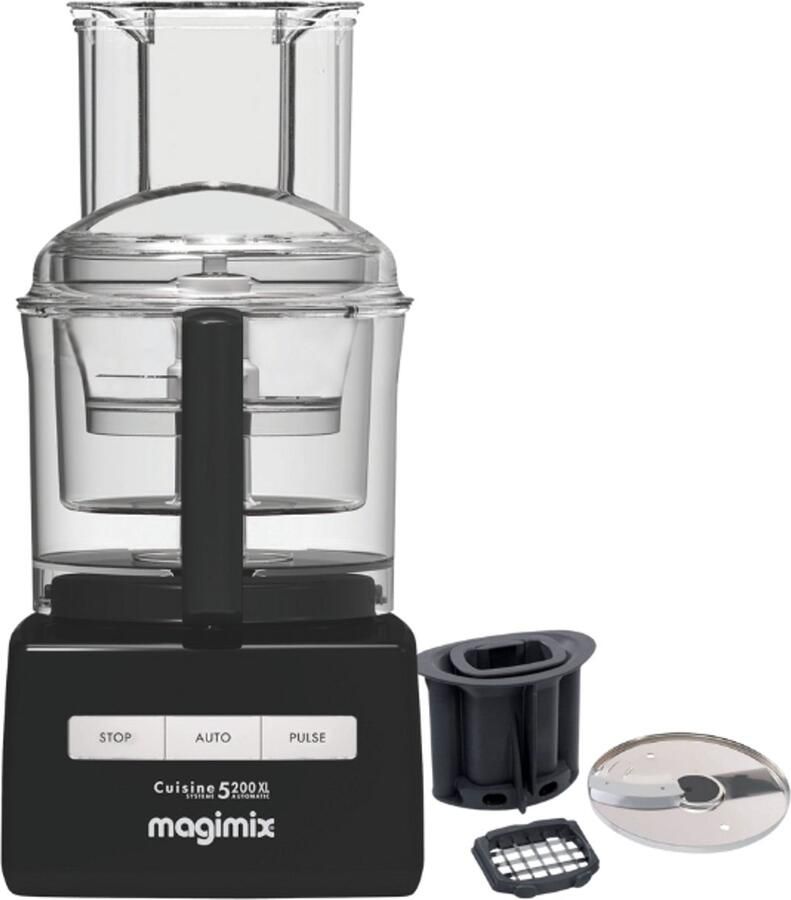 Magimix CS 5200 XL Foodprocessor Citruspers Blokjes & staafjes kit Zwart