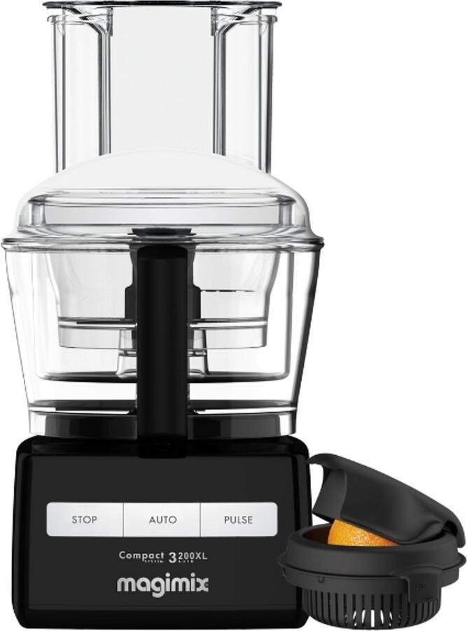 Magimix Foodprocessor CS 3200 XL Zwart Citruspers 30 jaar motorgarantie - Foto 1