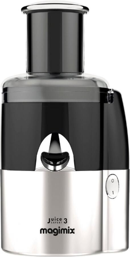 Magimix Juice Expert 3 400 W Professionele motor 30 jaar motorgarantie Zwart Mat Chroom