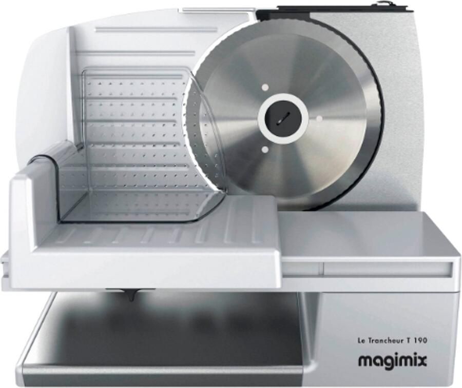 Magimix T190 Snijmachine Zilver Snijblad 19 cm Gekarteld - Foto 1
